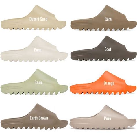 yeezy slides original colors|best yeezy slide color 2023.